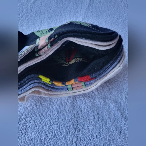 NWT Star Wars Mandalorian themed Grogu ankle socks 6 pairs large 3-9 - Picture 5 of 8